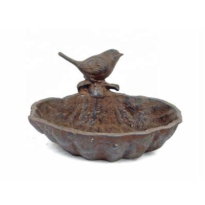 China Sustainable Outdoor Garden Metal Bird Water Feeder Bath for sale