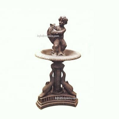 China EUROPE factory direct sales garden fountains, cast iron fountain fall, waterfall pool fountain for sale