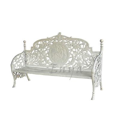 China Outdoor Garden Park Patio Cast Iron Seat Bench Design for sale