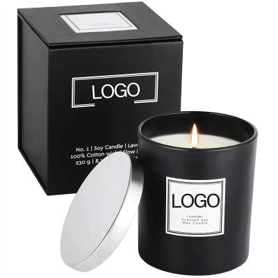 China Home Decoration Customized Premium Gift Candle Packaging And Scented Candles In Soy Wax Material for sale