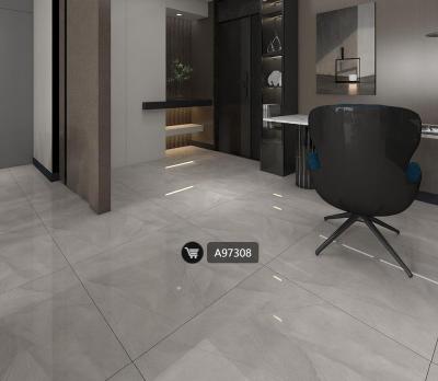 China 800x800mm Modern Solid Marble Living Room Anti-slip Through Marble Modern Minimalist Gray Floor Tile for sale