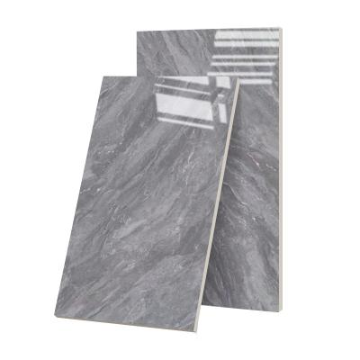 China Bright Glossy Floor Tile 400x800mm Marble Slab Body Tile For Living Room Bedroom Modern Luxury Medium Full Gloss for sale