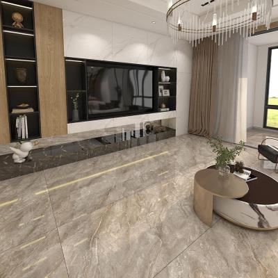 China Factory wholesale 900x1800mm large modern porcelain tile living room flat polished high gloss marble floor tile for sale