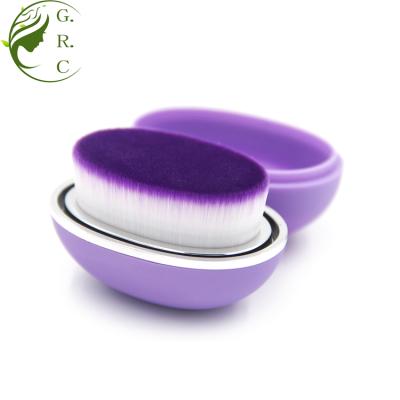 China 2018 new egg shape brush egg shape foundation powder brush makeup cosmetics brush design for sale