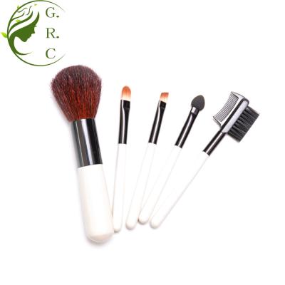 Chine Angular Blush 5pcs Soft Natural Hair Makeup Brushmake Up Brushes Makeup Set Brush With Makeup Brush Case à vendre