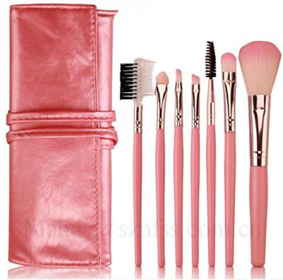 Cina Angular Blush Free Samples 6 Pcs Cosmetic Brushes Mini Travel Makeup Brushes in vendita