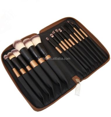 Κίνα Angular Blush Professional Makeup New Arrival 15 Piece Brush Set , Synthetic Hair Make Up Brushes 15 Pieces προς πώληση