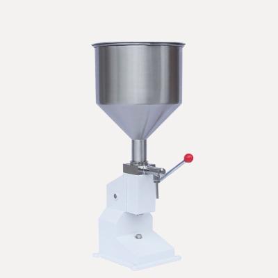 China HANBOO A03 Manual Food Hand Press Paste Gel And Liquid Filling Machine Suit For Bottle Jar for sale