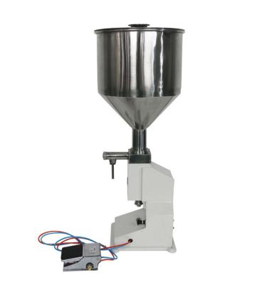 China HANBOO A02 Food Easy To Operate Pneumatic Manual Hel And Dough And Liquid Filling Machine for sale