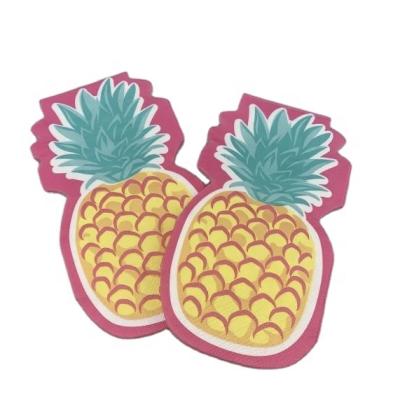 China 2021 Hot Sale Printed Printed Shaped Color Customized Logo Style Paper Napkins Watermelon Pineapple for sale