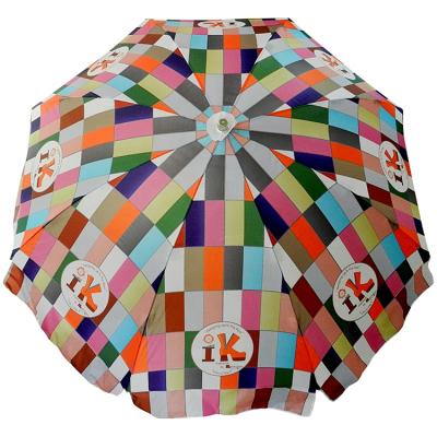 China China OEM Full Printing Beach Umbrella Heat Transfer Printing Beach Umbrella Garden Umbrella Outdoor Parasol for sale