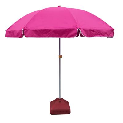 China Wholesale Custom Outdoor Large Beach Umbrella Sun Umbrella Swimming Pool Pink Beach Umbrella With UV Protection for sale