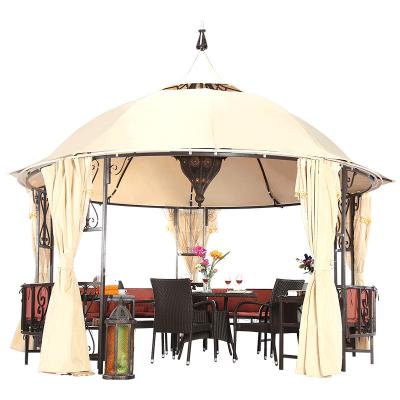 China Outdoor Tent Roman Gazebos With Bug Net Cheap Water Proof Aluminum Manufacturing Barbecue Garden for sale