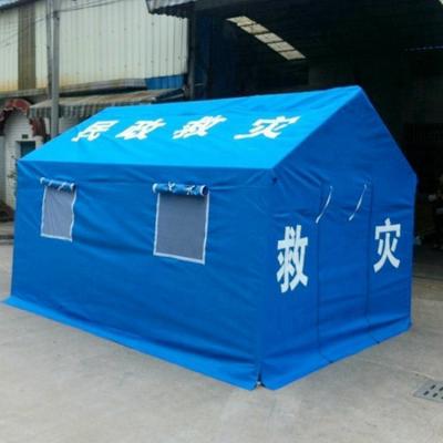 China Emergency Care Oxford Canvas Disaster Relief Refugee Humanitarian Aid Outdoor Tent With China Manufacturer for sale