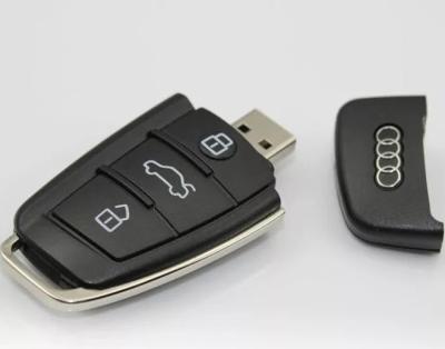 China Factory bulk sale plastic car key form usb key 8GB flash key 16GB 32GB car form USB 2.0 pvc pendrive for sale