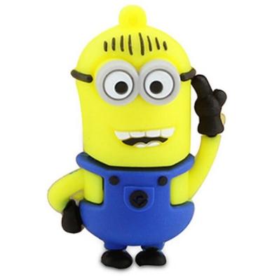 China USB Flash Pen Drive 8GB Mini Cartoon Thief Kid Cartoon USB Stick,Yellow People Plastic Flash USB Pen Drive 8GB Low Price for sale