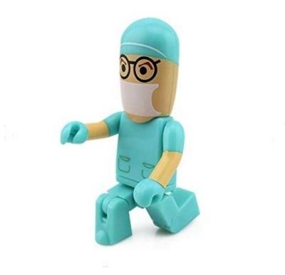 China Lovely Cheap Flash Drive Plastic Nurses Cartoon Doctors USB Memory Stick 8GB 32GB 64GB 128GB Lovely USB Pendrive USB Flash Card for sale