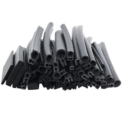 China Eco-friendly Factory Direct Door And Window Foam Strip Backs Custom Epdm Tpv Strip PVC Sealing Strip Door Rail Guide Sealing Strip Rubber for sale