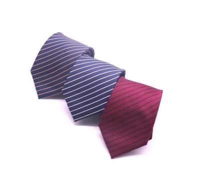 China Wholesale Custom Made Cheap High Quality Stripe Business Fashionable Italian Men's Thin Tie for sale