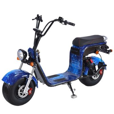 China Citycoco 2 Wheels Fat Tire 1500W City Scooter Unisex Electric Wide Tire E Sport Motorcycle Fast Speed ​​45km/h Wheel for sale