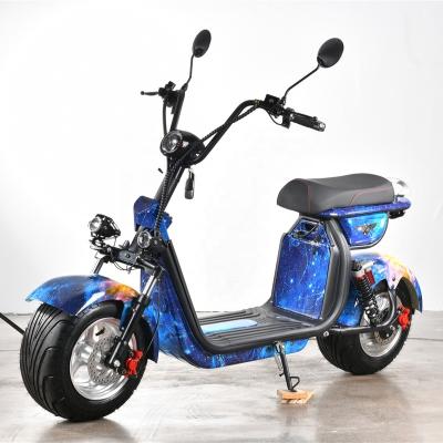 China Electric Citycoco Moped Fat Tire 2 Electric Scooter Citycoco Scrooser 200kg 25-60km/h High Speed ​​Wheels1000w/2000w/3000w 60v for sale