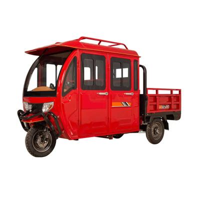 China Cargo Line 2 Seats Enclosed Driver Room Three Wheel Electric Cargo Tricycle Enclosed Electric Tricycle Adults for sale