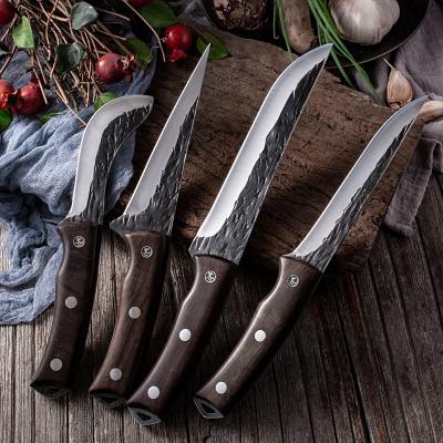 China Viable Handmade Boning Knife Stainless Steel Fillet Knife Fish Slicing Knife for sale