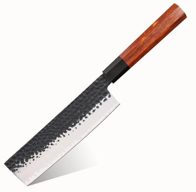 China Viable professional 9Cr18MOV plated steel vegetable knife 7.8 inch nakiri Japanese cleaver knife for sale