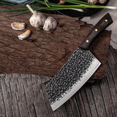 China 7.3 Inch Kitchen Cleaver Knife Chinese Knife Viable Professional Forged Stainless Steel for sale