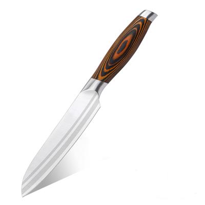 China 5 Inch Sustainable Kitchen Sustainable Stocked Serving Stainless Steel Paring Knives for sale