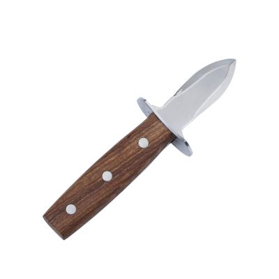 China Rose Wood Oyster Knife - Premium Quality Rose Wood Handle Oyster Shelling Knife for sale