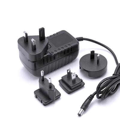 China Led Ignition Box 36w Sockets Power Adapter 24v1.5a Chargers AC 12v3a Interchangeable All-in-one Adapters With US AU EU UK Plugs for sale