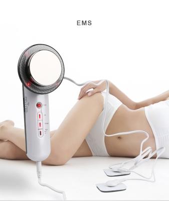 China Anti-Puffiness Ultrasound Weight Loss EMS Body Slimming Massager Anti Cellulite Infrared Galvanic Fat Beauty Device for sale