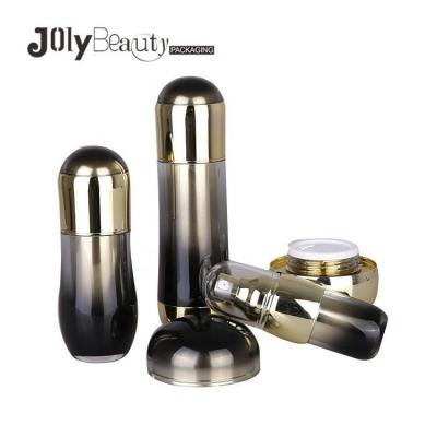 China Personal Care / Custom Color Plastic Cosmetic Packaging Newest Fashion Luxury Cosmetic Bottle Cream Jar for sale