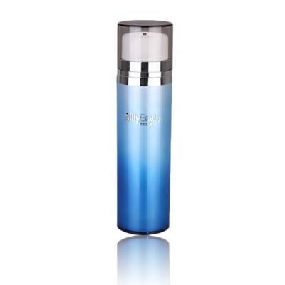 China Personal Care / Cosmetic Factory Supply Cheap Blue Seal Pump Airless Perfume Bottles 100ml 50ml 30ml for sale