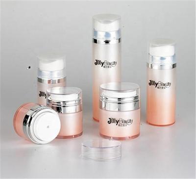 China Personal Care / Beautiful Skin Care Cosmetic Empty Plastic Cosmetic Packaging Bottle Set On Sale for sale