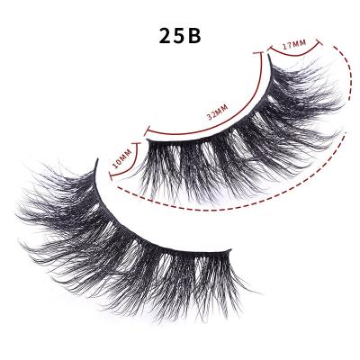 China Wholesale Custom Bottom Box 3d 5D Faux Mink Eyelash Lash Strip Mink Lashes Dramatic Mink Lashes Vendors 6d 25mm Mink Lashes for sale