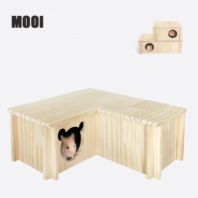 China Viable High Quality Three Parts of Mini Hamster Nest House Hamster with Cover for Sale for sale