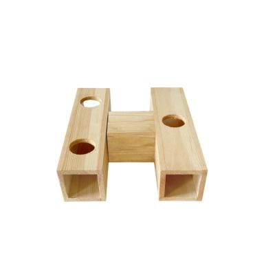 China Sustainable Manufacturers Direct Selling Hamster Tunnel Toy Hamster Drilling Toys Wooden for sale