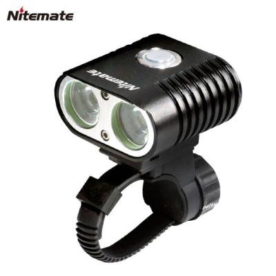 China Cool Design 2 Piece XM-L2 U2 LED 2000LM Aluminum Bike Light Led Bicycle Light With 8.4V 4400mAh 18650 Rechargeable Battery Pack for sale