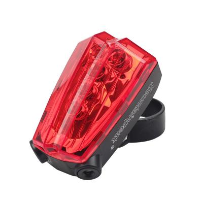 China Newest Safety Warning Light Safety LED Rear Lamp Laser Bike Tail Outdoor Cycling Tail Light for sale