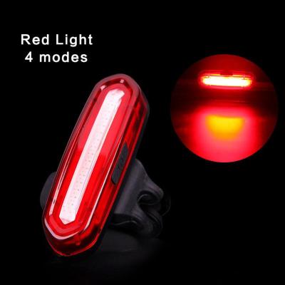 China Safety Warning Light Supplier China 100 Lumen COB Tape Led Bike Rear Lamp Tail Light Bike Tail Light For Night Cycling Riding for sale