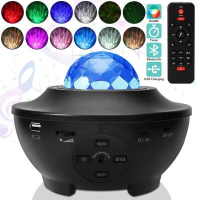 China Color Changing Remote Control Smart Lamp RGB LED Projector Starry Light, Remote Control Laser Sky Star Proyector De Luz Luces Music Speaker Projector With for sale