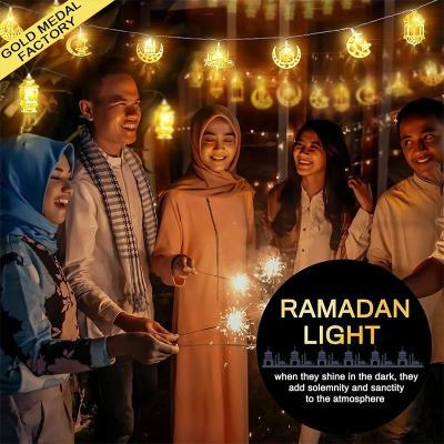 China Ramadan Light Up Ramadan Decorations 2022 Islam Muslim Eid Mubarak Kareem Star Moon Lanterns String Lights Ramadhan Decoration Ramadan for sale