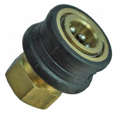 China Compact High Pressure Brass Quick Release Coupling 1/4 F for sale