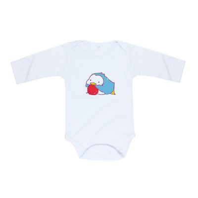 China 2019 Polyester Newborn Baby Clothes 100% Polyester Long Sleeves Baby Romper Set Wholesale for sale