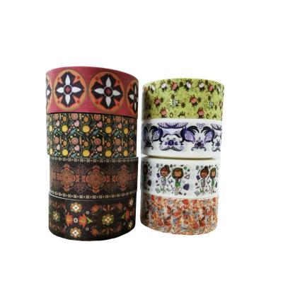 China Custom Printed Waterproof Washi Decoration Tape Diy Paper Tape Tape for sale