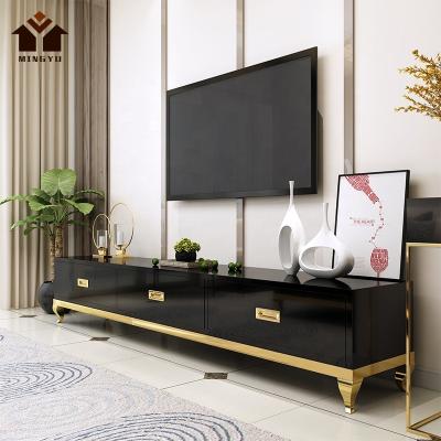 China Multi Functional French Style Mid Century Modern TV Stand Stunning New Style TV Bench Living Room Furniture Sets for sale