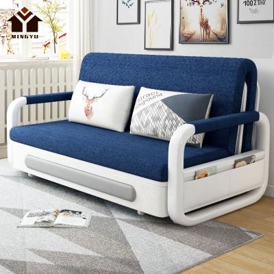 China Sofa Cum Bed Single With Canvas Armrest (Other) Simple Design Light Weight Adjustable Desk Easy To Move Couch Set Top Plegable Sofa Bed for sale