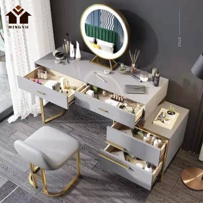 China Modern Luxury Chest Of Drawers Storage Unique Design Dressing Table Kommode Woman Makeup Dressers for sale